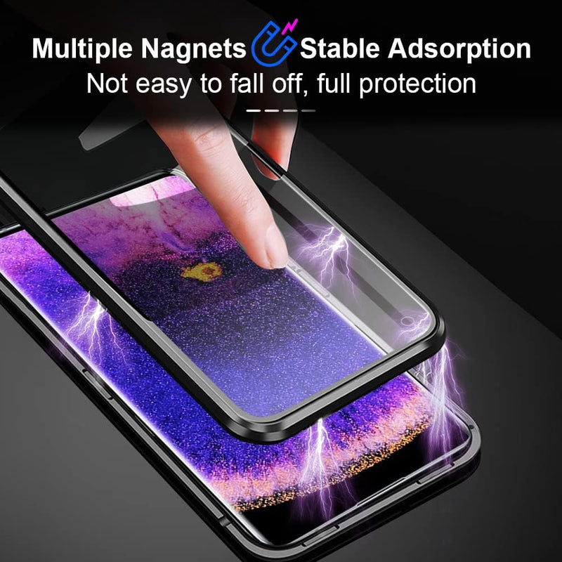 Exclusive Privacy Magnetic Glass Phone Case With 360° Protection ( Xiaomi )