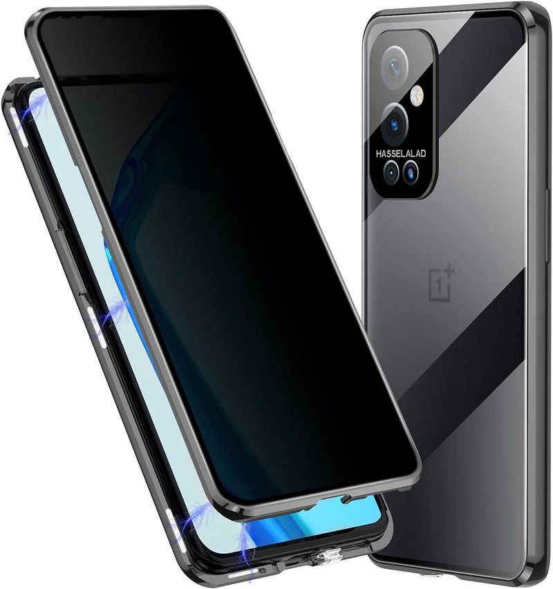 Exclusive Privacy Magnetic Glass Phone Case With 360° Protection ( OnePlus )