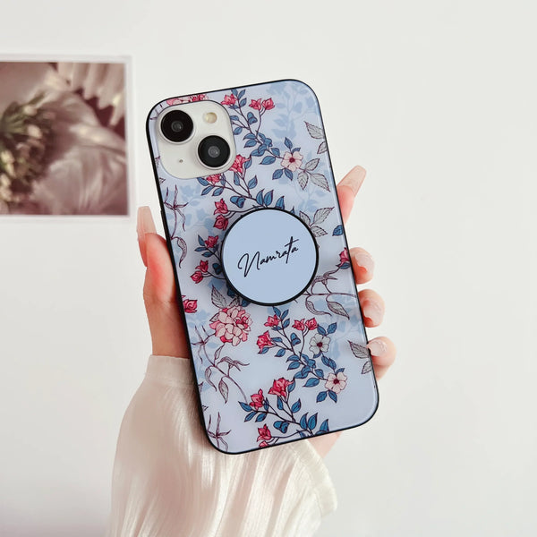 Botanical Harmony Glass Cover for iPhone