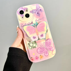 Colorful Butterfly Case With Charm